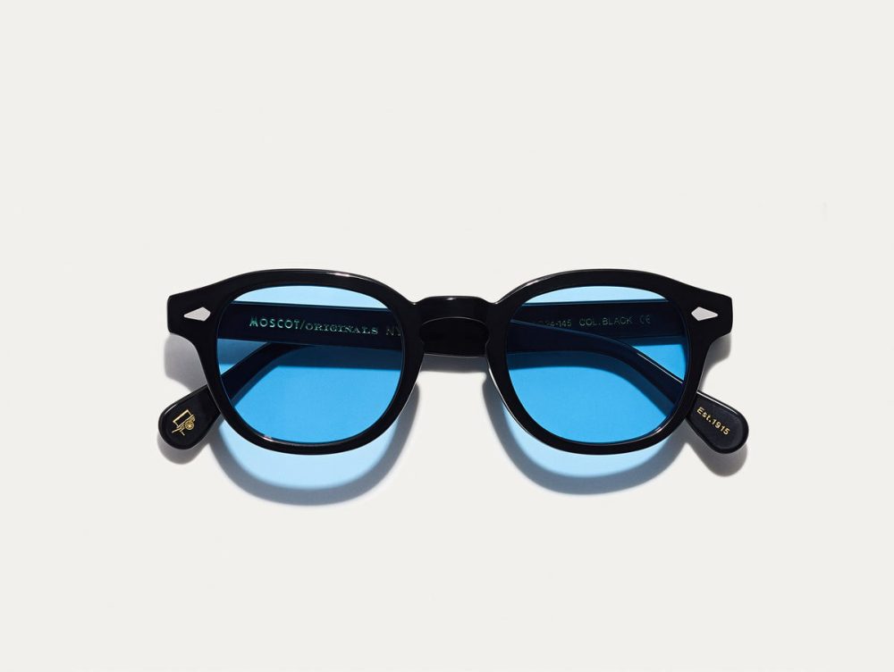 Moscot Lemtosh Black with Moscot Custom Made Tints