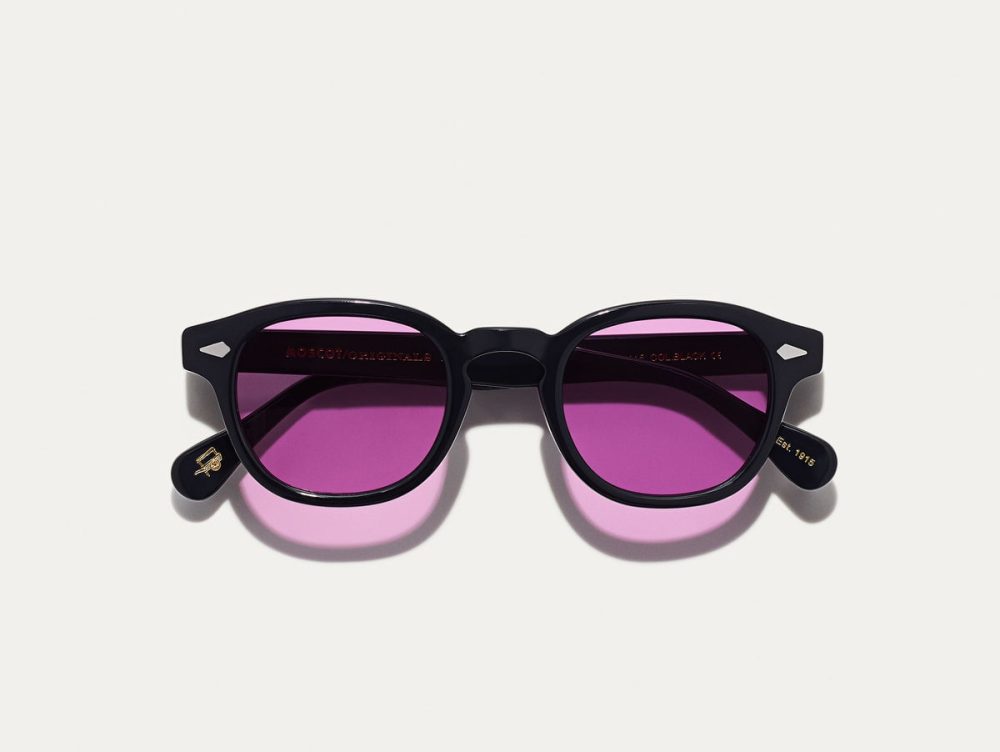 Moscot Lemtosh Black with Moscot Custom Made Tints - Image 4